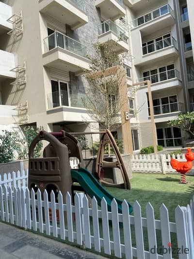 Receive your ready apartment, fully furnished with air conditioning, immediately in the capital with a view of the iconic tower - Apartment for sale - Administrative Capital - Green River