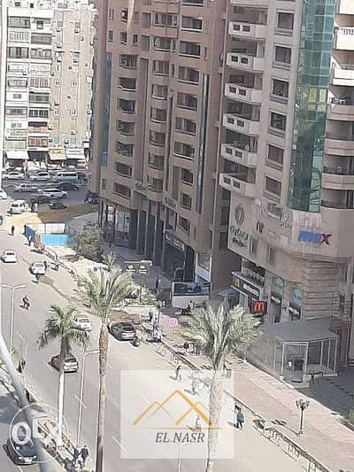Administrative or residential apartment for rent on Makram Ebeid Street in Nasr City at a very prime location for companies, in front of City Center near the intersection of Nasr Road and Makram Ebeid.