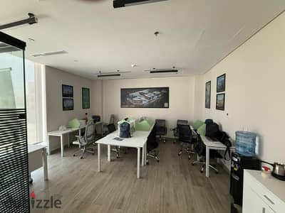 مقر إداري متميز 73م الترا مودرن مكيف للإيجار وسط اكبر الشركات في Agora mall التجمع الخامس