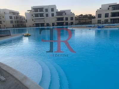 Chalet for sale with private garden directly to lagoon in marassi balnca north coast sidi abdelrahman