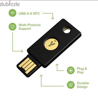 YubiKey 5C NFC - Two-factor authentication (2FA) - مفتاح امان