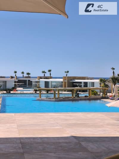 Upper Chalet for sale 440m under market price ready to move bahry Prime Location Full Sea view & facing north in Seashell North coast