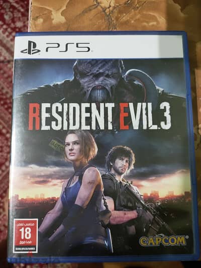 Resident evil 3 PS5 النسخة المحسنة عربي و انجليزي