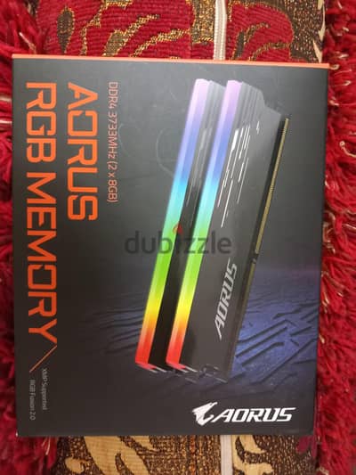 AORUS RGB DDR4 16GB (2×8GB) 3733MHz - حالة ممتازة
