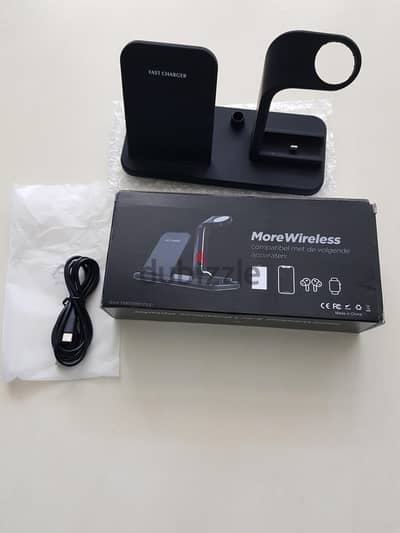 جديد وارد الخارج شاكن لاسلكي + USB-C كابل متعدد الاغراض (ابل / سامسونج