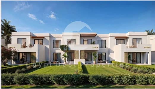 Twin House | Immediate Delivery | First Row on the Sea | Private Beach | Direct Sea View | Sidi Heneish | Maldives of Egypt | 3 Bedrooms | 4 Bathrooms