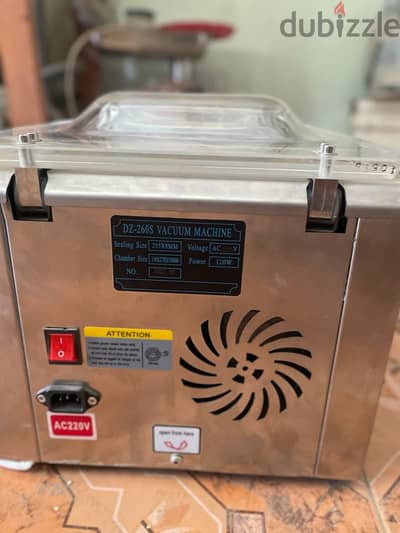 ماكينة تغليف وتفريغ هواء تجارية DZ-260S".
