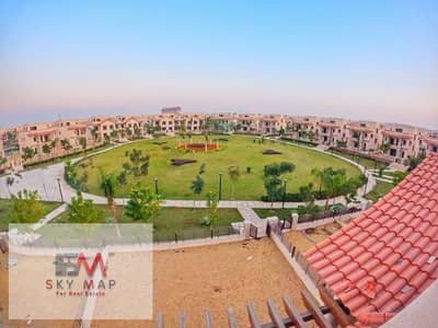 Villa for sale in Madinaty, Wide Garden View, at the price of an F3 model apartment, a four-star Four Seasons villa.