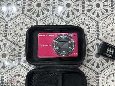 sony cyber-shot digital camera pink vintage digicam