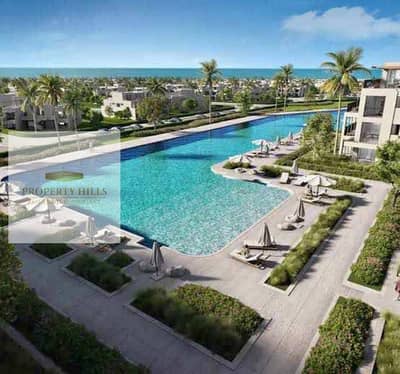 Luxury chai furnished with air conditioning overlooking the lagoon at SilverSand with installments up to 8 years