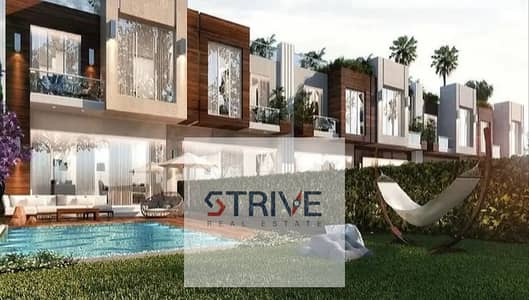 With a cash Discount 45% on a standalone Villa corner 428 m Prime Location Open View direct on land scape and water features in new cairo