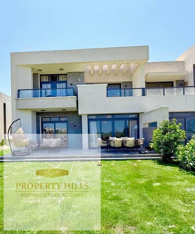 Last villa for sale with a 50% discount from Al Ahly Sabour, rooms with complete sea views, modern finishing - Gaia - Ras Al Hekma - North Coast