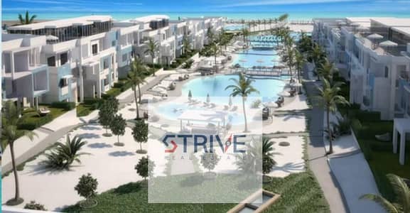 With 40% Cash discount and only 5% down payment for a limited time Fully finished chalet in Fouka bay North Coast developed by Egypt Salt By Tatweer