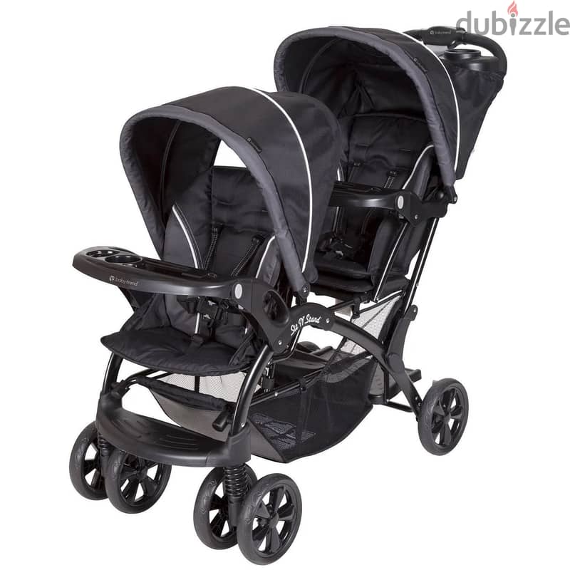 Sit and stand double stroller 2