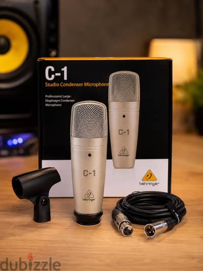 مايك Behringer C-1 مع الكرتونه الأصليه بحالة ممتازة