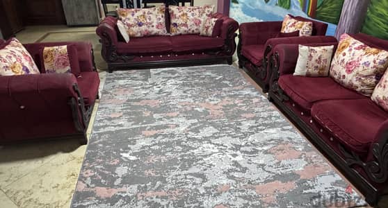 طقم كنب كلاسيك فخم ٦ مقاعد