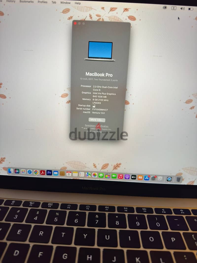 MacBook Pro 2017 “زيرو” بدون خدش + شاحن أصلي | بطارية ممتازة 3
