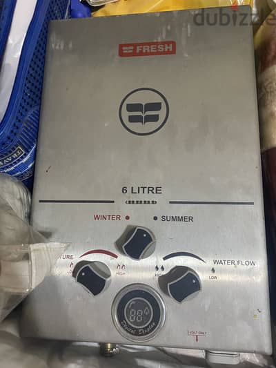 سخان فريش غاز ٦ لتر