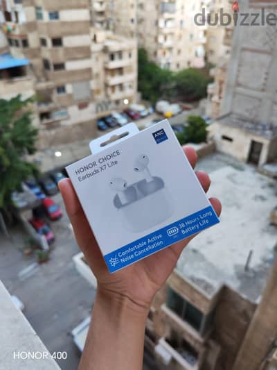 سماعة HONOR X7 Lite أصلية (جديدة متبرشمة) - عزل ضوضاء ANC