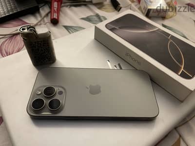 iPhone 16 Pro Max 256GB Dual SIM | Natural Titanium | Like New
