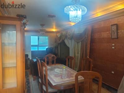 100 m furnished apartment for annual rent family or newlywed or company 2 bedrooms 2-piece reception kitchen bathroom on the first upper floor all utilities available water and electricity in Alexandria Al-Ajami Kilometers 21 at Palm Beach next to Fathallah Market in a very distinguished location