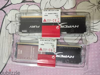 رام 8GB HyperX Fury DDR4 3200MHz Ram رامة هايبر إكس