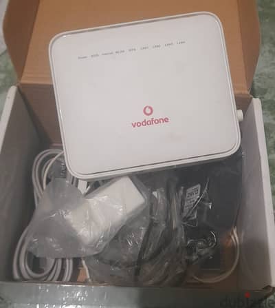 رواتر فودافون ADSL بكل حاجاته