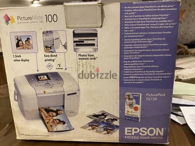 Epson PictureMate 100 طابعة صور أصلية بحالة جيد