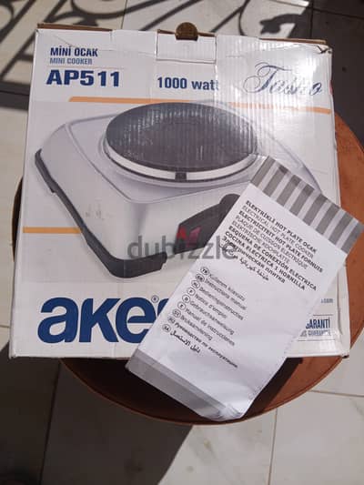AKEL Single Hot Plate 1000 Watt