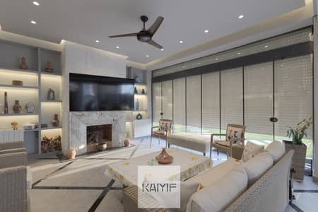 فيلا مستقلة فاخرة للبيع في بالم هيلز قطامية Palm Hills Katameya PK1 بتشطيب نيو كلاسيك وحمام سباحة وأسانسير وإطلالة مفتوحة على اللاندسكيب
