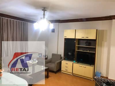 Distinguished furnished apartment for rent in El Tayaran, near Abbas El Akkad Street, First District, Nasr City.