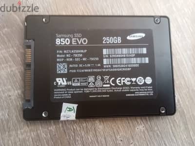 250 ssd Samsung Evo   850