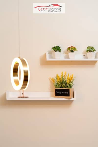 للإيجار | شقة راقية في مدينتي B15 – دور رابع – 142 مترًا – 3 غرف – 2 حمام – فيو جاردن – Smart Lock