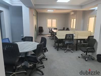 Furnished office for companies 170m Makram Ebeid Street, Nasr City 50 thousand monthly