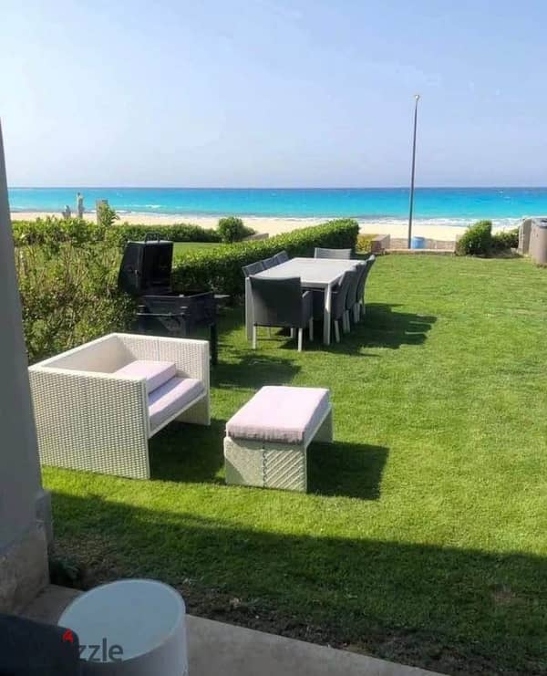شاليه  استلام فوري  داخل لافيستا باي يست بجاردن 60 متر علي البحر  تشطيب بالكامل للبيع في الساحل الشمالي