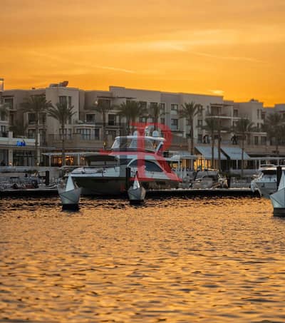 شاليه للبيع في الصف الثاني من المارينا في مارينا ويست مراسي الساحل الشمالي سيدي عبد الرحمن