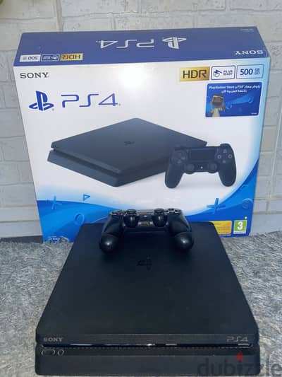 Playstation 4 slim 500gb like new with box