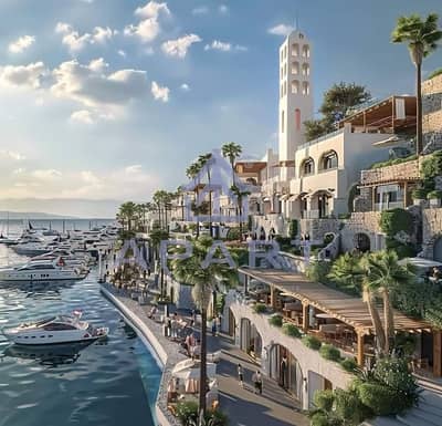 شاليه 3 غرف نوم بأقل سعر، بإطلالة مزدوجة، تشطيب كامل، مع تقسيط حتى 15 سنة في ساوث ميد بالساحل الشمالي