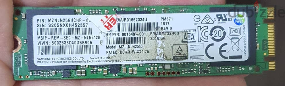 ssd m. 2 256g samsung