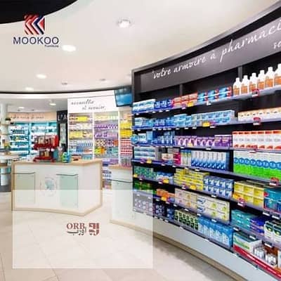 Urgent pharmacy for sale in Bank Complex between North & South 90th, Sector 1. Down payment EGP 3.800. 000, installments up to 5 years 20% cash discoun