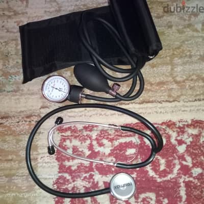جهاز ضغط يدوي +سماعه لقياس النبضات