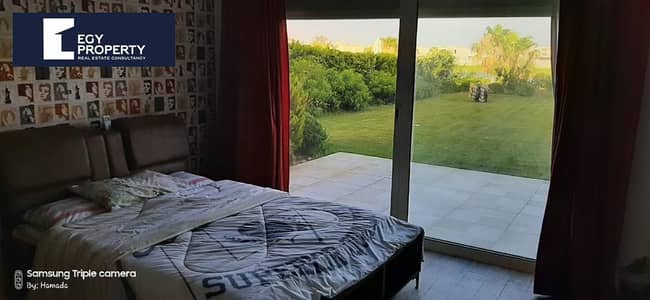 شاليه للبيع متشطب سوبر لوكس بالفرش مع جاردن استلام فوري في هاسيندا باي  Hacienda Bay