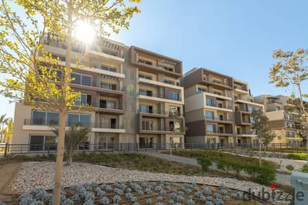 Two-bedroom apartment for sale in a prime location in the New Administrative Capital, next to the Green River in the R4 zone, within Palm Hills Capita