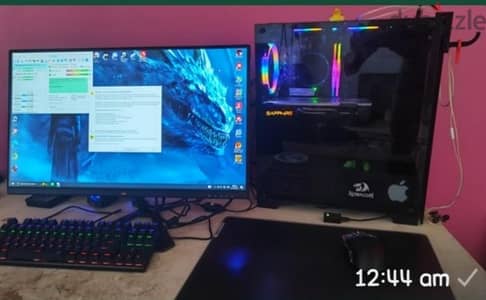pc gaming core i3 12100f + Monitor 240 hz