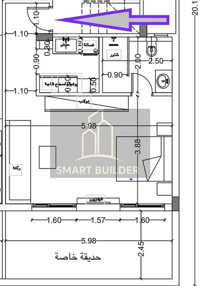 استوديو بيزمنت للبيع بعمارات المستثمرين الجنوبية عائلى٢ - زيزينيا تانى نمرة من محور جمال عبدالناصر دقيقتين للجامعة الأمريكية و ٥ دقائق لجامعة المستقبل المساحة ٦٠ متر جاردن خاصة تشطيب الترا سوبر لوكس