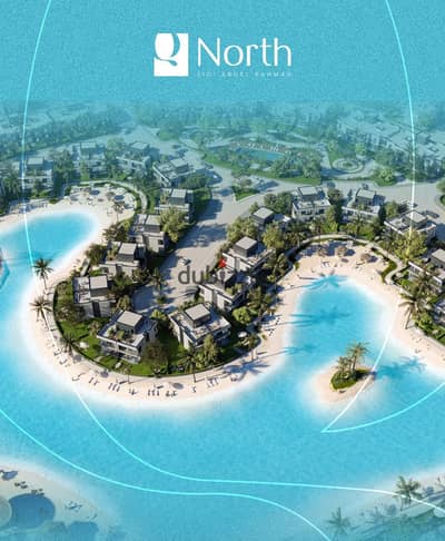  A once-in-a-lifetime opportunity on the North Coast!  Own a luxurious chalet within Q North at kilometer 136 in Sidi Abdel Rahman, directly opposi