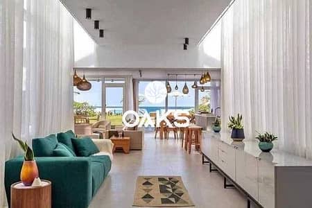 Chalet for sale soon, 126 m²at the lowest price in the compound, fully finished, in Cali Coast Village, on the North Coast, Ras El Hekma, in install