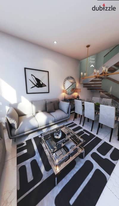 "A fully finished 3-bedroom apartment with a direct view of El Mazar, in the most premium location in Mostakbal City—minutes away from Madinaty. Pay a