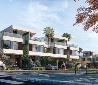 تاون هاوس فيلا تطل على مساحات خضراء و بحيرات، في الجولدن سكوير، بمقدم 5% فقط