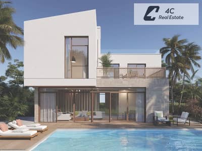 للبيع باقل سعر بنتهاوس تشطيب كامل في Full Sea View -JUNE الساحل الشمالي راس الحكمه بتكمله اقساط بتقسيمه مميزه جاهز للمعاينه